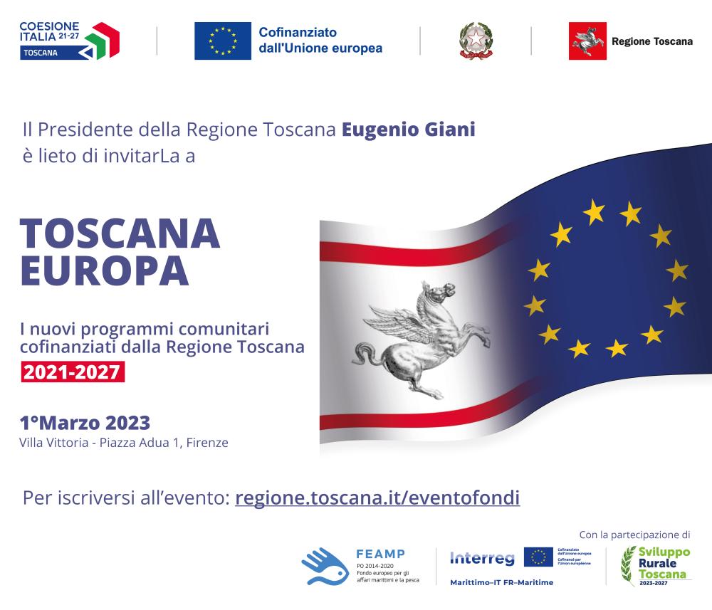 Fondi Ue, programmi regionali: mercoledì 1 marzo evento di lancio. P...